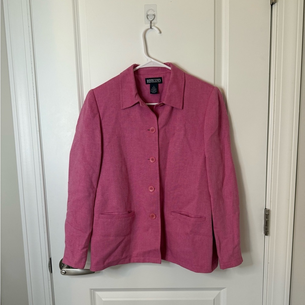 Lands End Linen Blazer
